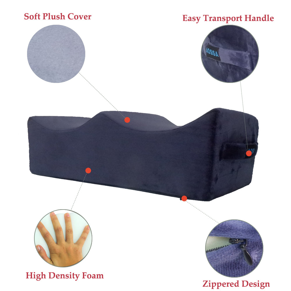 AOSSA BBL Pillow Back Support Brazilian Pillow After Surgery Butt Pillows  for Woman Post Recovery Butt Lift Sitting Driving Chair Seat Cushion(Back