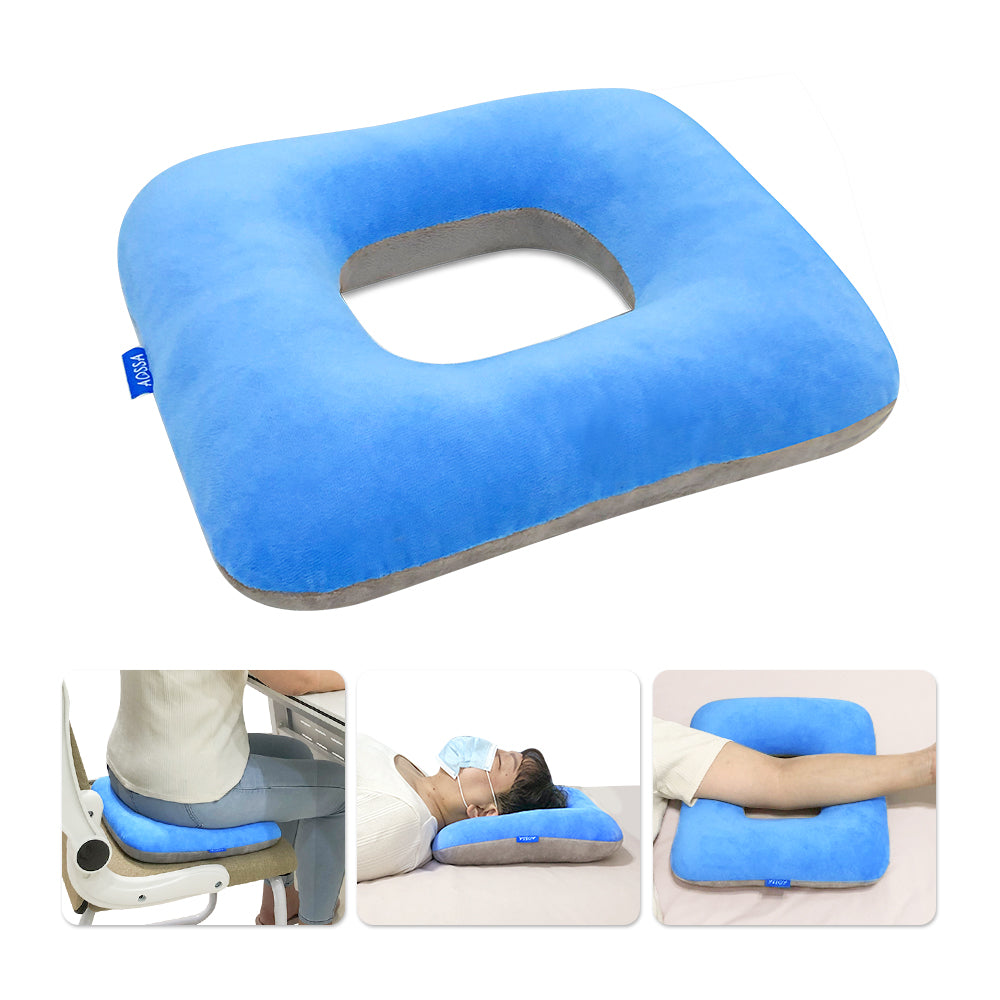 AOSSA Donut Pillow Postpartum Pregnancy Butt Pillow Perineal Comfort  Cushion Doughnut Pillow for Bed Sores Hemorrhoid Postpartum Sitting Cushion  Seat