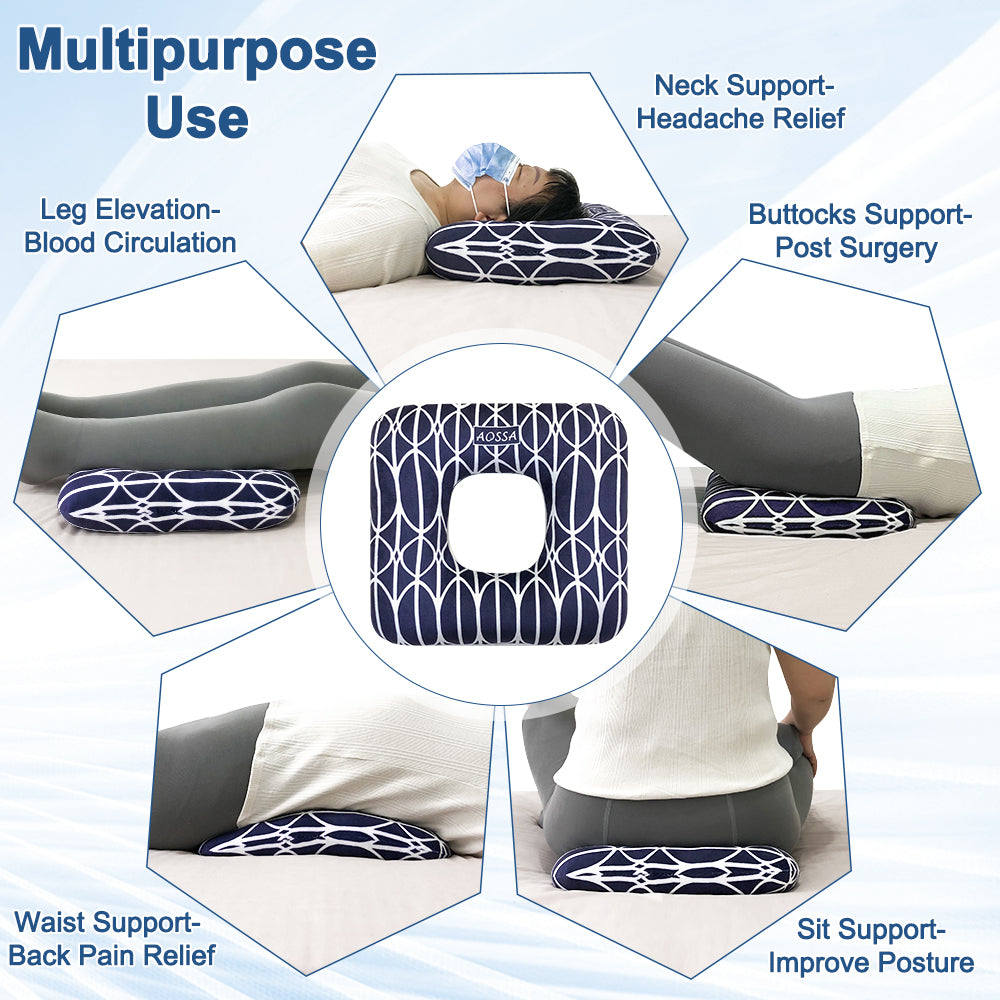 Hemorrhoid Cushion Donut Pillow Doughnut For Bed Sore | AOSSA