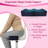 BBL Pillow Brazilian Butt Lift Pillow After Surgery Seat Cushion Butt Pillow for Sitting Driving Post Recovery Booty Pillows Chair Buttlift Buttocks Foam