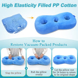 Ear Piercing Pillow for Side Sleepers with Holes Pain Pressure Relief Sores Neck Ear Protectors