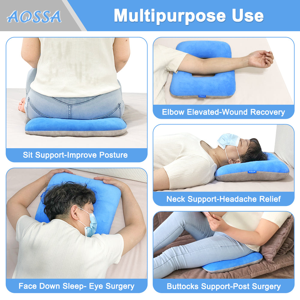 AOSSA Donut Pillow Postpartum Pregnancy Butt Pillow Perineal Comfort  Cushion Doughnut Pillow for Bed Sores Hemorrhoid Postpartum Sitting Cushion  Seat